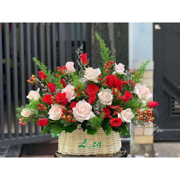 Giỏ hoa mẫu 5